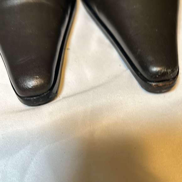 Sigerson Morrison olive knee hi boots. NOT Belle by Sigerson Morrison - Picture 3 of 5